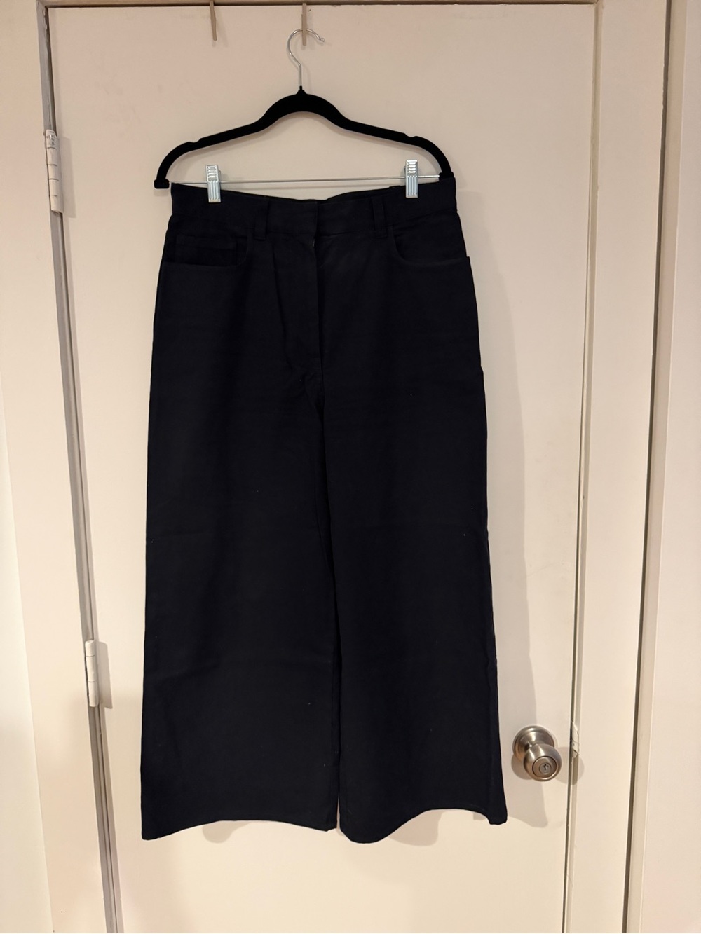 COS Navy Wide Leg Trousers Pants US 10
